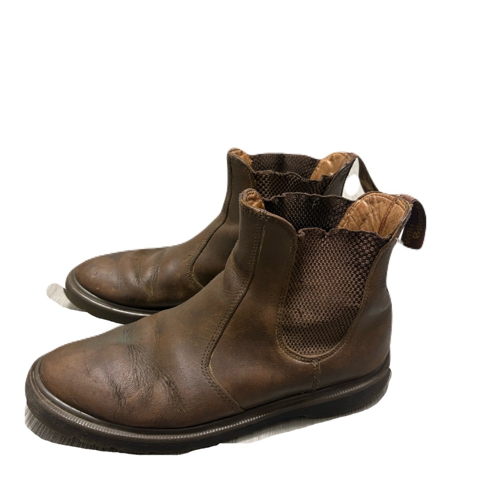Dr. Martens Brown Leather Chelsea Boots